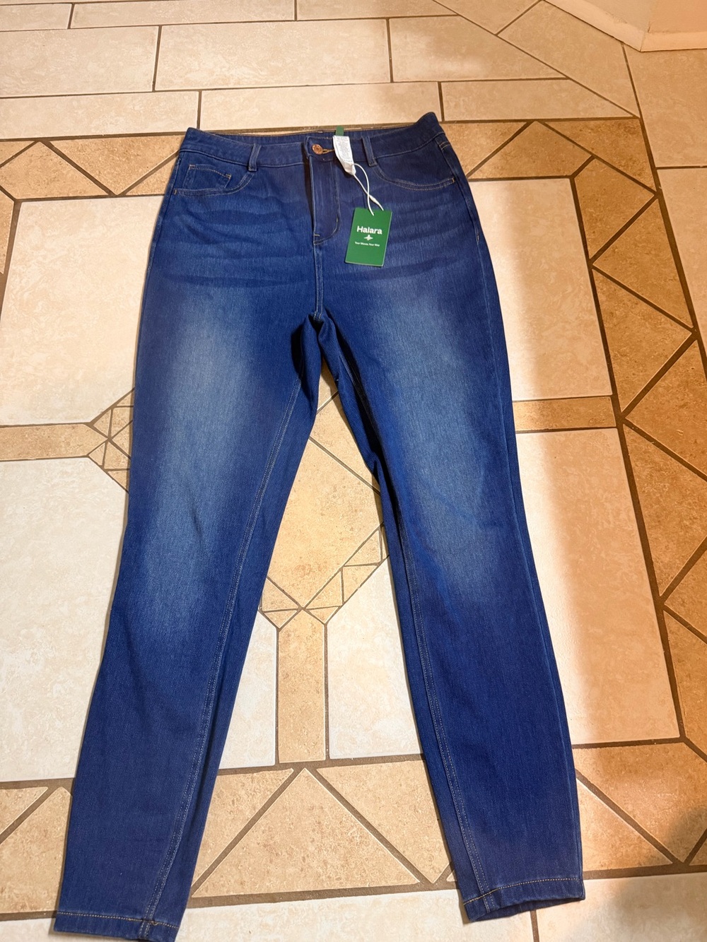 Halara Flex Super Stretch Jeans Women’s M Regular Dark Wash High Rise NWT
